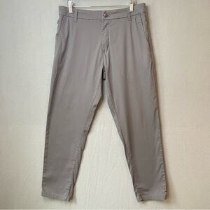 Birddogs Stretch Performance Pants 32x28 Taupe Slim Golf Casual